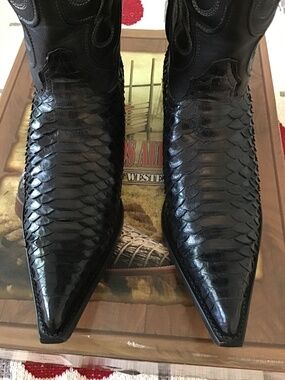 Los Altos Boots- Mans Negro/ Black 9 1/2 EE